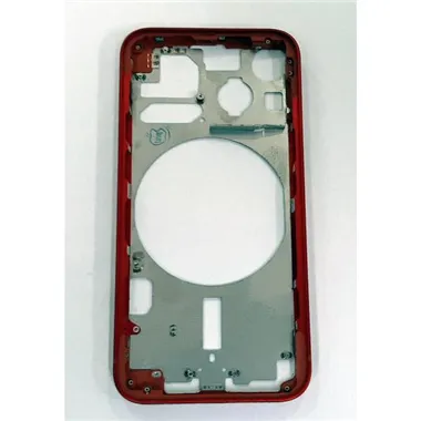 Carcasa central o marco roja para IPhone 13 Mini calidad premium