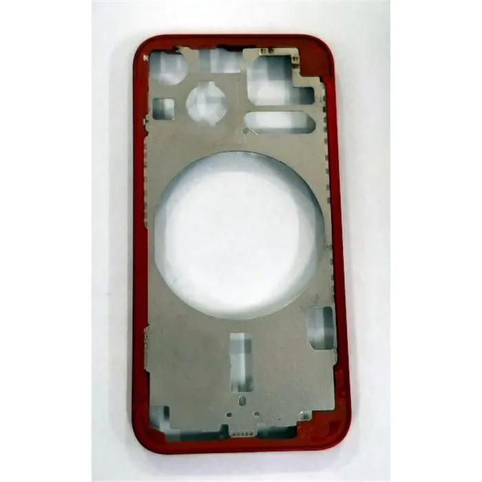 Carcasa central o marco roja para IPhone 13 Mini calidad premium