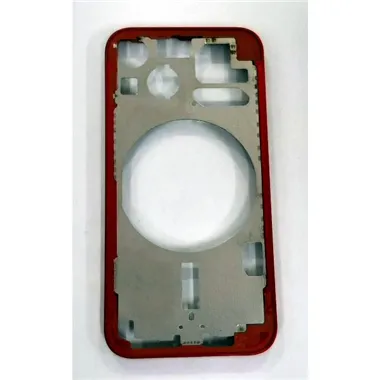 Carcasa central o marco roja para IPhone 13 Mini calidad premium