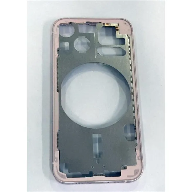 Carcasa central o marco rosa para IPhone 13 Mini calidad premium