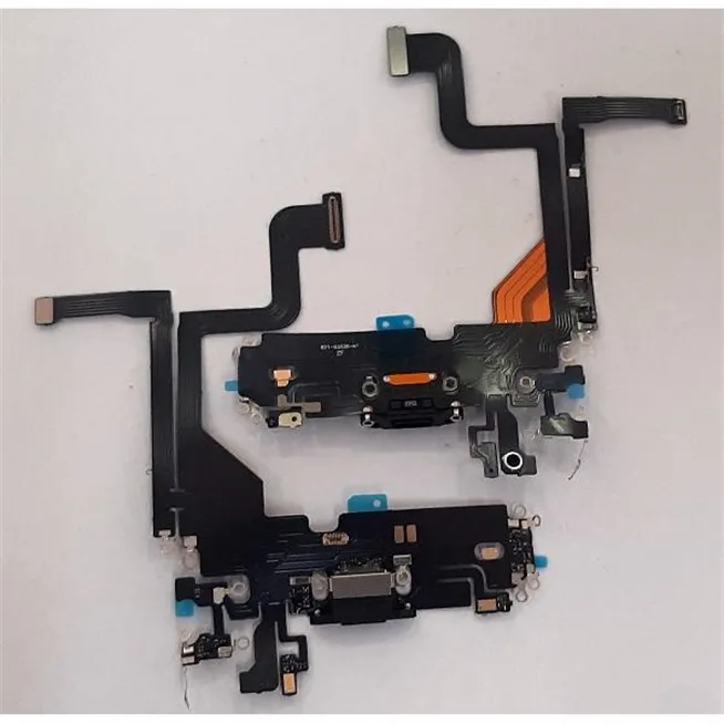 Flex puerto carga negro para iPhone 13 Pro compatible