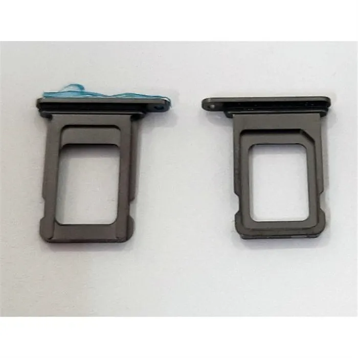Soporte o bandeja single sim negra para iPhone 13 Pro calidad premium