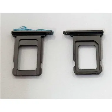 Soporte o bandeja single sim negra para iPhone 13 Pro calidad premium