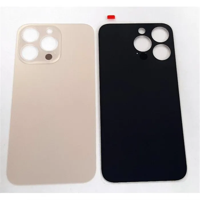 Tapa trasera o tapa bateria dorada facil instalacion para IPhone 13 Pro A2638