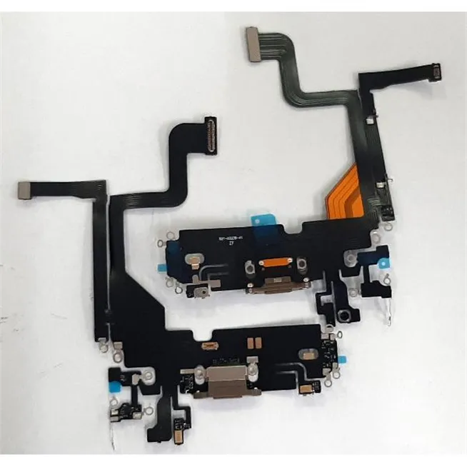 Flex puerto carga dorado para iPhone 13 Pro compatible