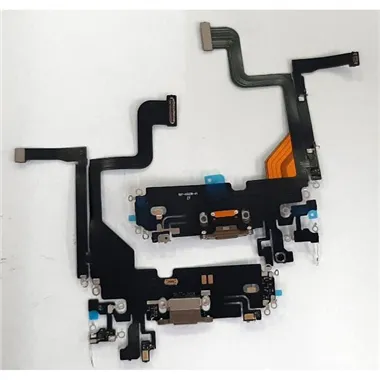 Flex puerto carga dorado para iPhone 13 Pro compatible