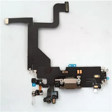 Flex puerto carga dorado para iPhone 13 Pro calidad premium