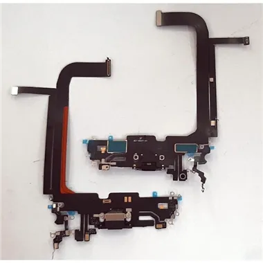 Flex puerto carga negro para IPhone 13 Pro Max compatible