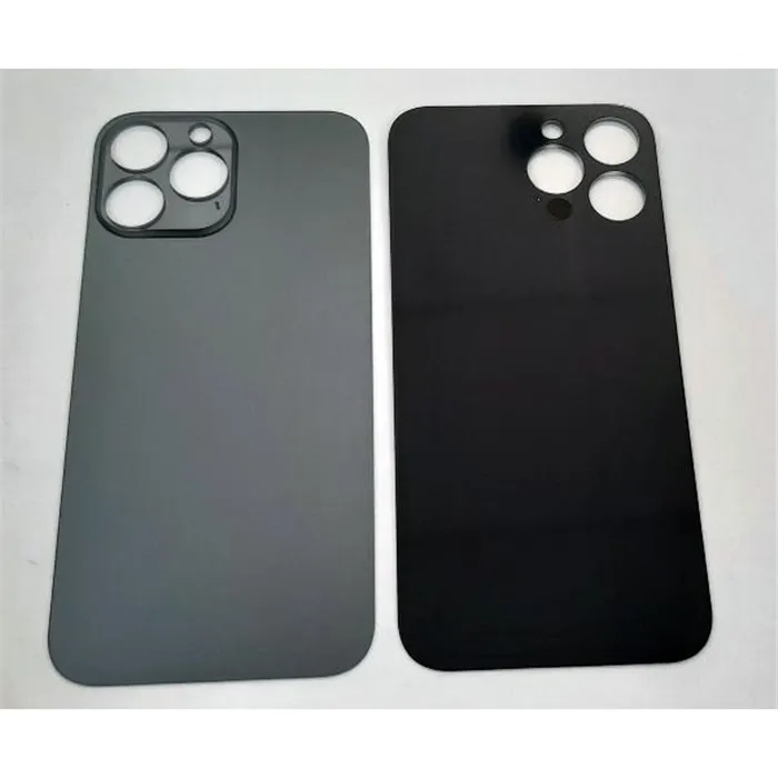 Tapa trasera o tapa bateria negra facil instalacion para IPhone 13 Pro Max A2643