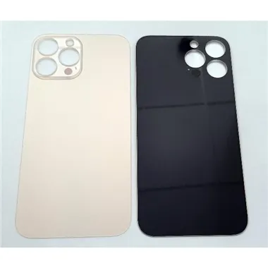 Tapa trasera o tapa bateria dorada facil instalacion para IPhone 13 Pro Max A2643