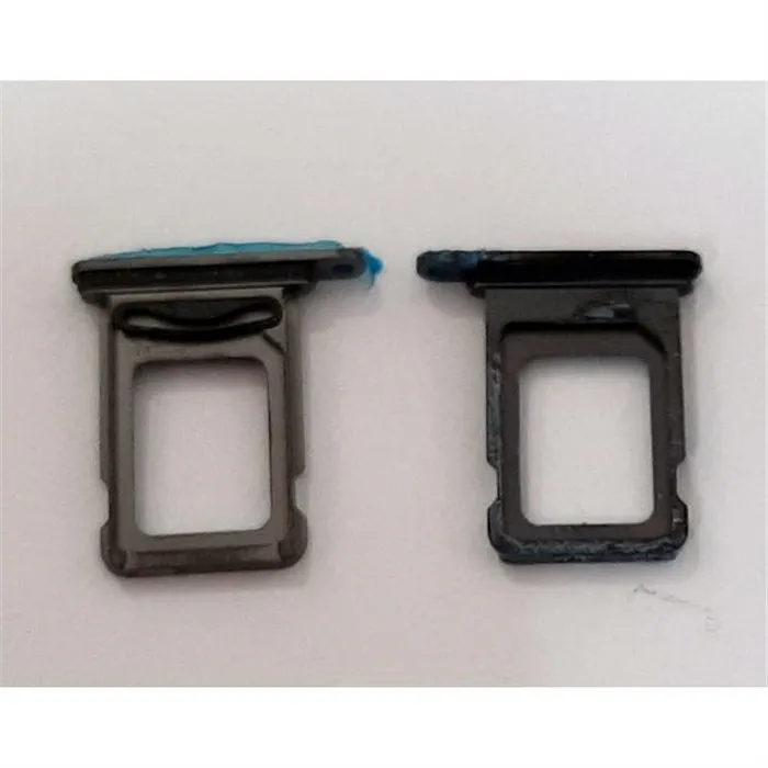 Soporte o bandeja dual sim negra para iPhone 13 Pro max calidad premium