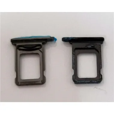 Soporte o bandeja dual sim negra para iPhone 13 Pro max calidad premium