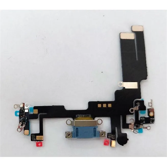 Flex puerto carga azul para IPhone 14 A2882 A2649 A2881 A2884 compatible