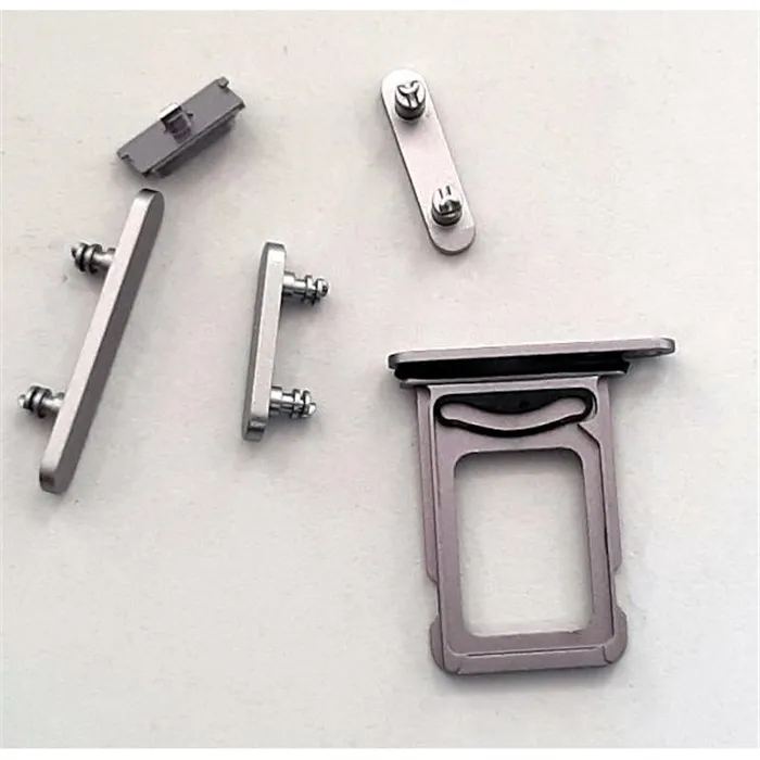 Set botones mas soporte sim purpura para IPhone 14 IPhone 14 Plus calidad premium