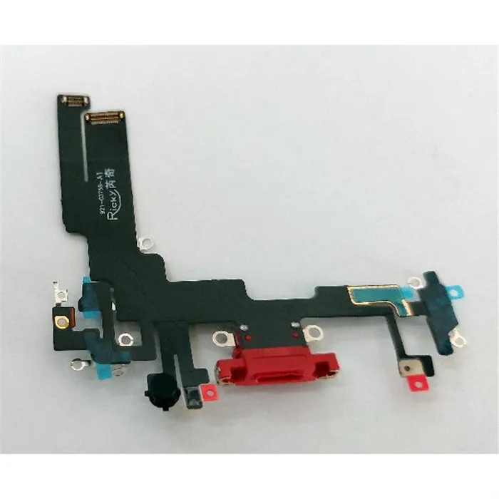 Flex puerto carga rojo para IPhone 14 A2882 A2649 A2881 A2884 compatible