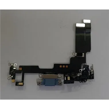 Flex puerto carga azul para IPhone 14 calidad premium