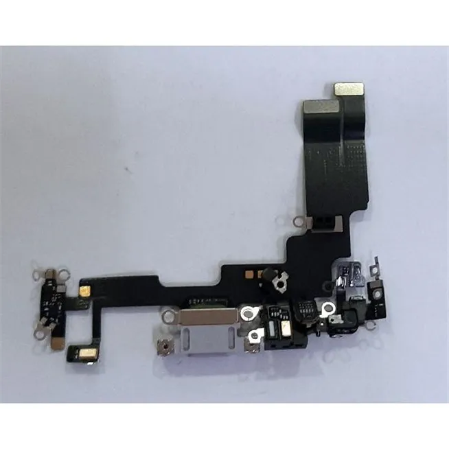 Flex puerto carga purpura para IPhone 14 calidad premium