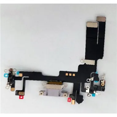 Flex puerto carga purpura para IPhone 14 A2882 A2649 A2881 A2884 compatible