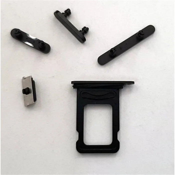 Set botones mas soporte sim negro para IPhone 14 IPhone 14 Plus calidad premium