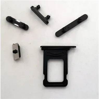 Set botones mas soporte sim negro para IPhone 14 IPhone 14 Plus calidad premium
