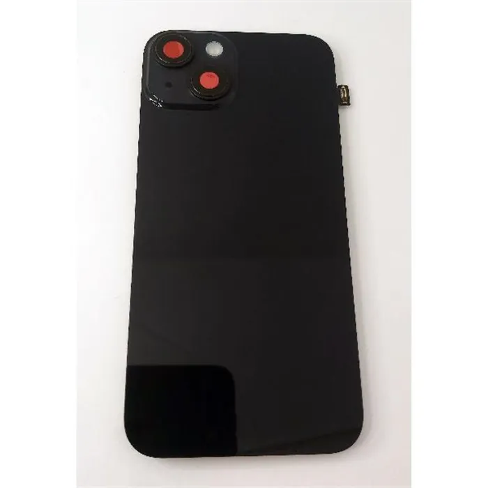 Tapa trasera o tapa bateria negra para IPhone 14 A2882 A2649 A2881 A2884 mas cubierta camara mas flex flash mas a