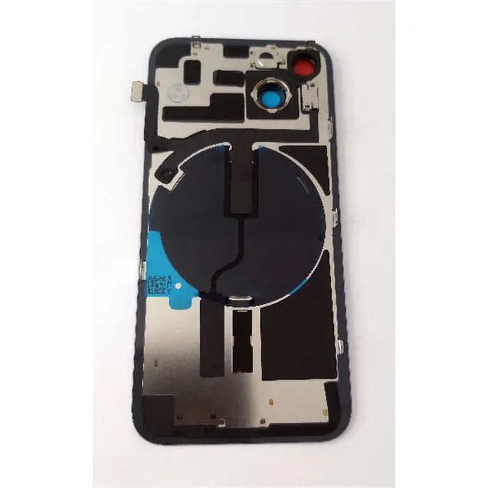 Tapa trasera o tapa bateria azul para IPhone 14 A2882 A2649 A2881 A2884 mas cubierta camara mas flex flash mas a