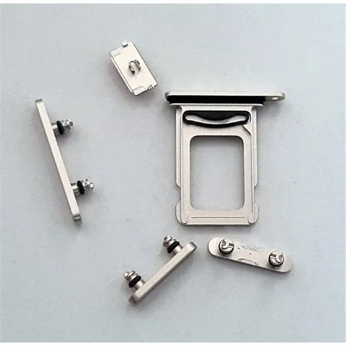 Set botones mas soporte sim blanco para IPhone 14 Iphone 14 Plus calidad premium