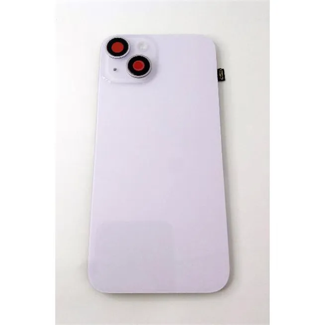 Tapa trasera o tapa bateria purpura para IPhone 14 A2882 A2649 A2881 A2884 mas cubierta camara mas flex flash mas a