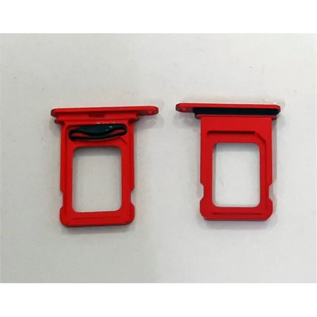 Soporte o bandeja dual sim rojo para IPhone 14 calidad premium