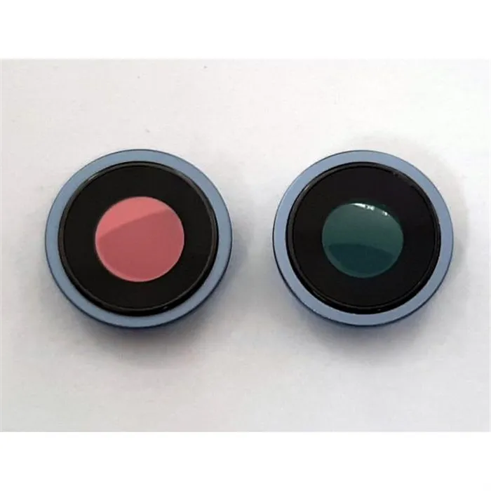 Set 2 cubierta camara azul para IPhone 14 14 Plus calidad premium
