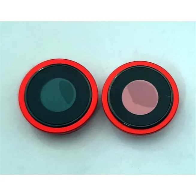 Set 2 cubierta camara roja para IPhone 14 14 Plus calidad premium