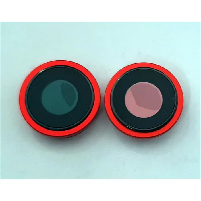 Set 2 cubierta camara roja para IPhone 14 14 Plus calidad premium