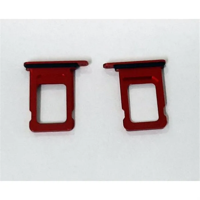 Soporte o bandeja single sim roja para IPhone 14 iPhone 14 Plus calidad premium