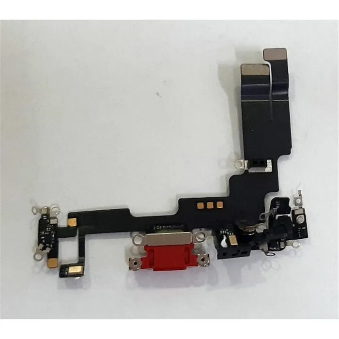 Flex puerto carga rojo para IPhone 14 calidad premium