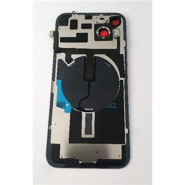 Tapa trasera o tapa bateria azul para IPhone 14 Plus A2885 A2886 A2887 A288 A2632 mas cubierta camara mas flex flas