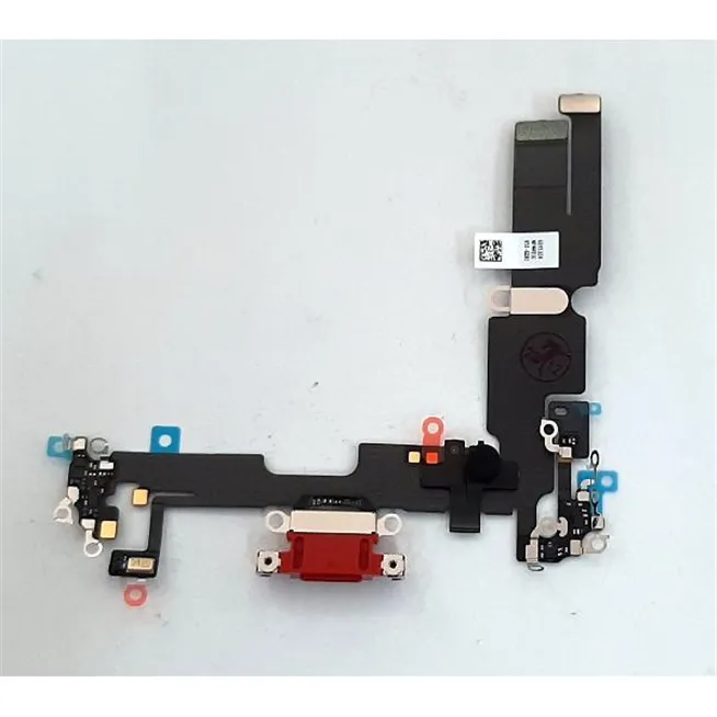 Flex puerto carga rojo para IPhone 14 Plus calidad premium