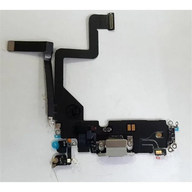 Flex puerto carga blanco para IPhone 14 Pro calidad premium
