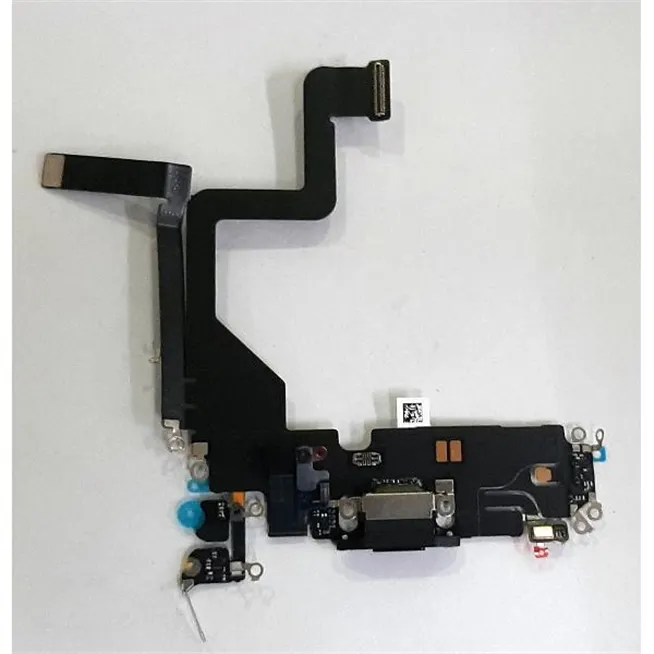 Flex puerto carga negro para IPhone 14 Pro calidad premium