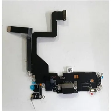 Flex puerto carga negro para IPhone 14 Pro calidad premium