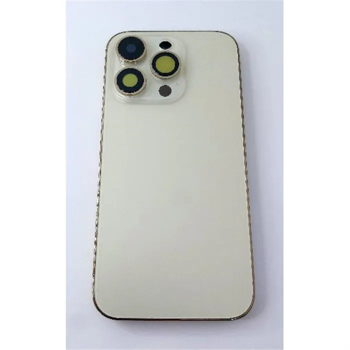 Carcasa trasera o tapa trasera dorada para IPhone 14 Pro A2889 A2890 A2891 A2892 A2650