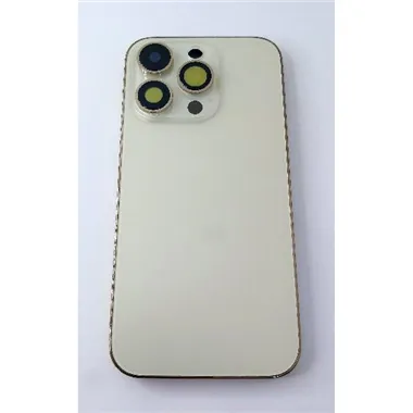 Carcasa trasera o tapa trasera dorada para IPhone 14 Pro A2889 A2890 A2891 A2892 A2650