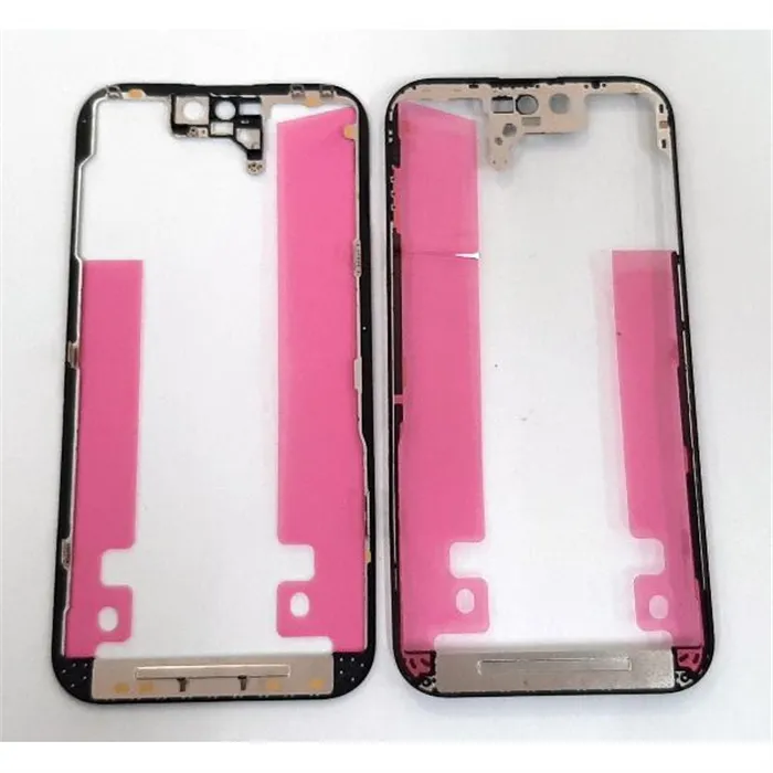 Carcasa frontal o marco negro para IPhone 14 Pro calidad premium