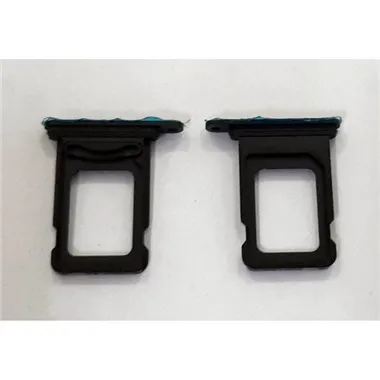 Soporte o bandeja dual sim azul para IPhone 14 Pro IPhone 14 Pro Max calidad premium
