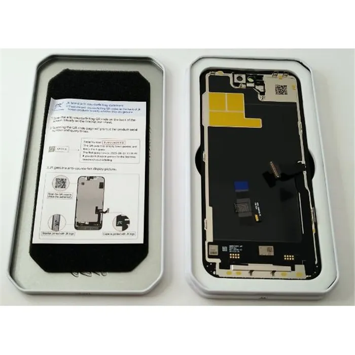 Pantalla LCD INCELL para Iphone 14 Pro A2889 A2890 A2891 A2892 A2650 JK FHD mas tactil negro 