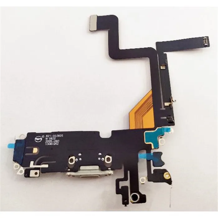 Flex puerto carga blanco para IPhone 14 Pro compatible