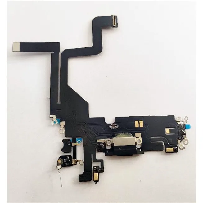 Flex puerto carga negro para IPhone 14 Pro compatible