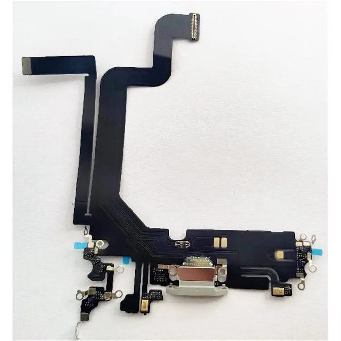 Flex puerto carga blanco para IPhone 14 Pro Max compatible