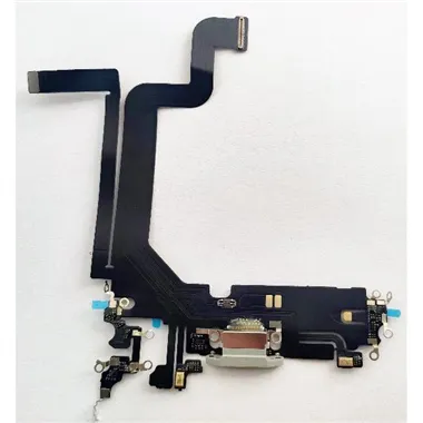 Flex puerto carga blanco para IPhone 14 Pro Max compatible