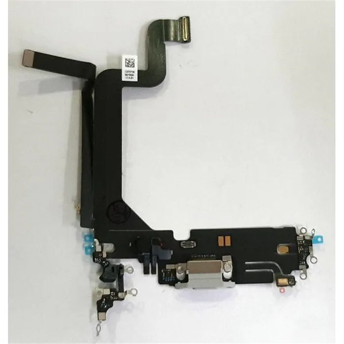 Flex puerto carga blanco para IPhone 14 Pro Max calidad premium