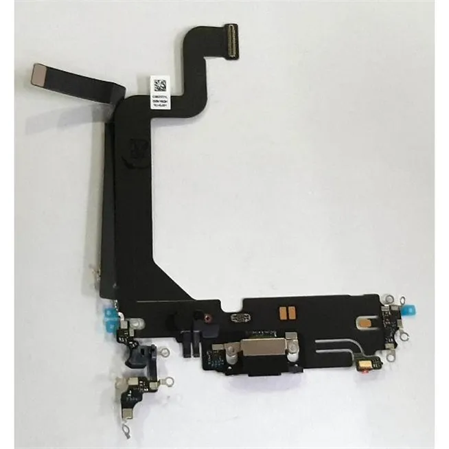 Flex puerto carga negro para IPhone 14 Pro Max calidad premium